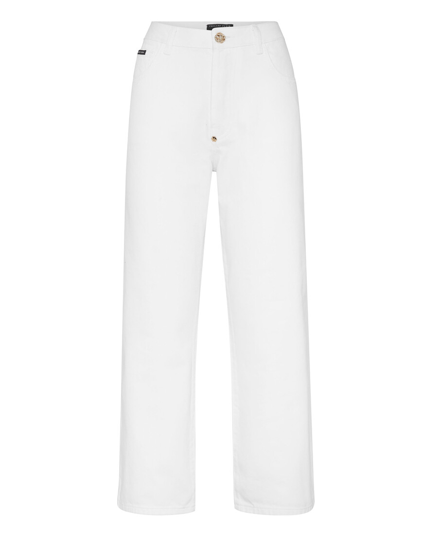 Джинсы С Высокой Посадкой Philipp Plein PABC-WDT2021-PDE004N_01SO