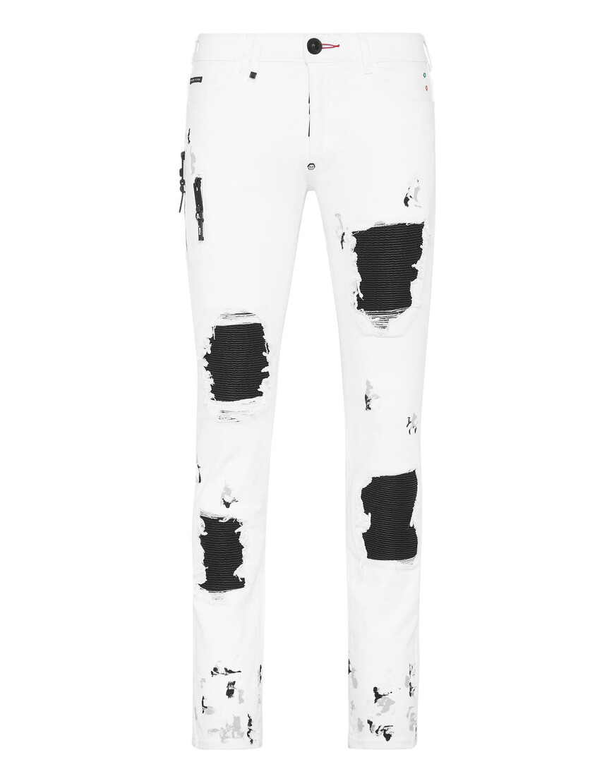 Джинсы Зауженные Philipp Plein SACC-MDT3440-PDE036N_15SS