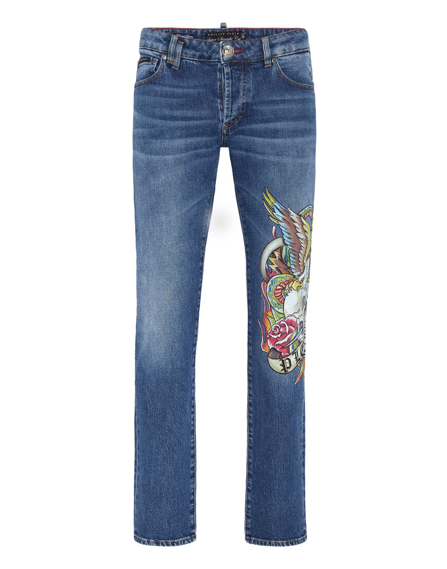 Джинсы Прямые Philipp Plein FADC-MDT3783-PDE004N_7CO