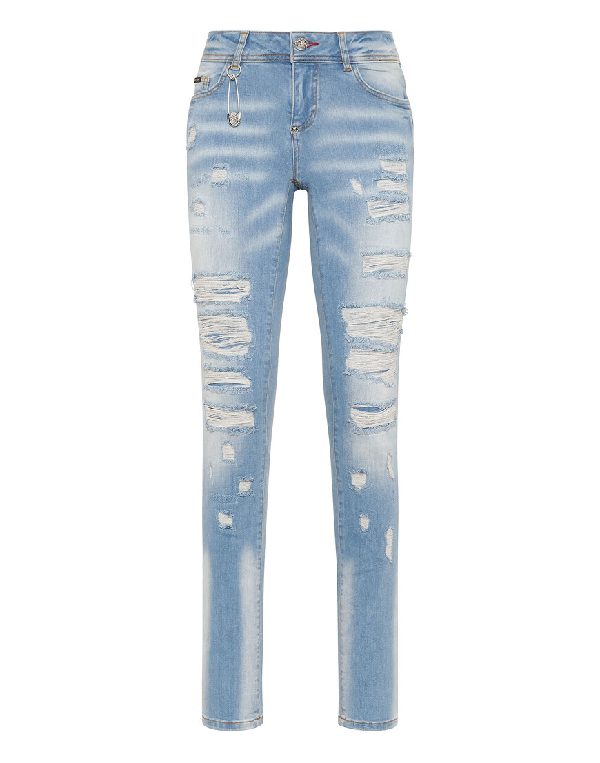 Джинсы Зауженные Philipp Plein PAAC-WDT1555-PDE004N_07RU