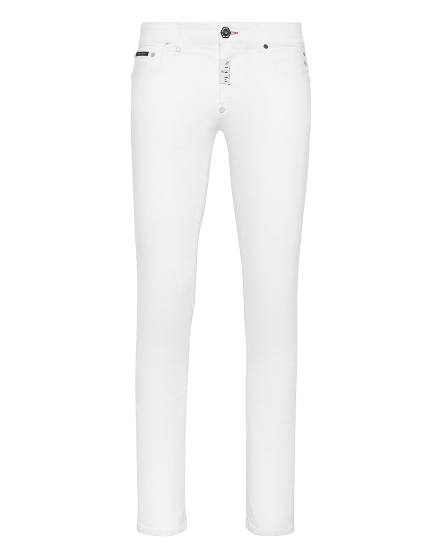 Джинсы Зауженные Philipp Plein FABC-MDT3107-PDE004N_01GD