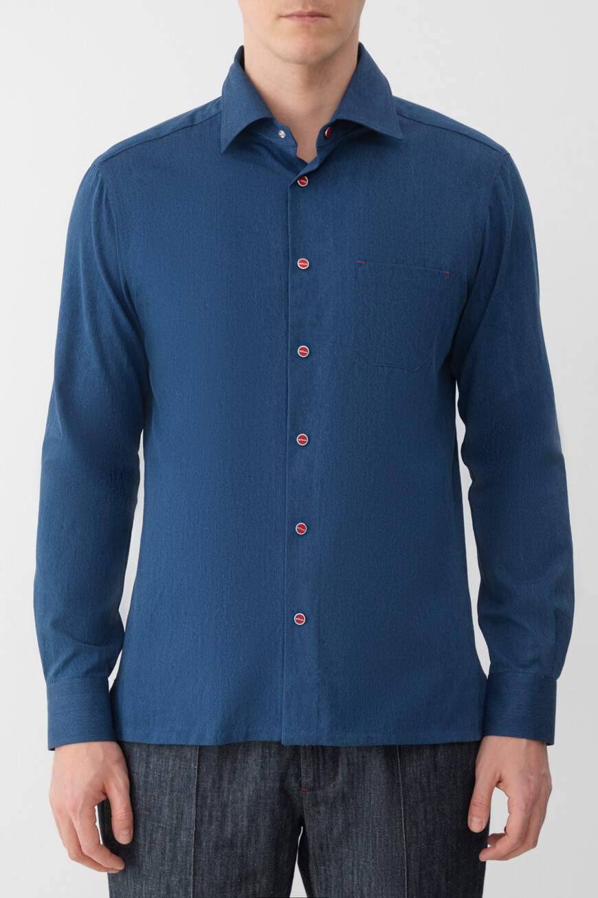 Рубашка Kiton Модель «Нерано» (`Nerano`) UMCNERPH0969502000