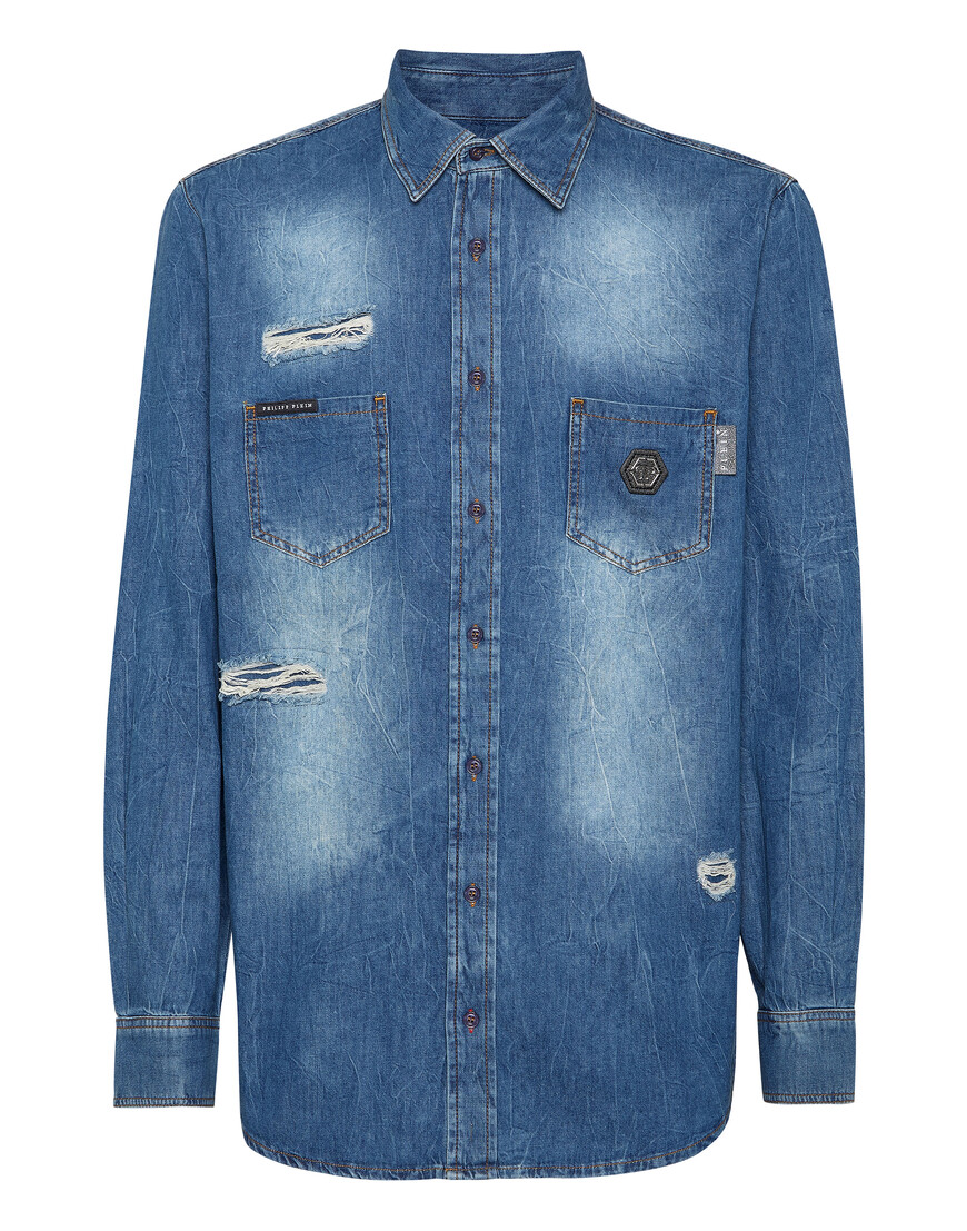 Рубашка Philipp Plein PADC-MDP0217-PDE004N_8FLB