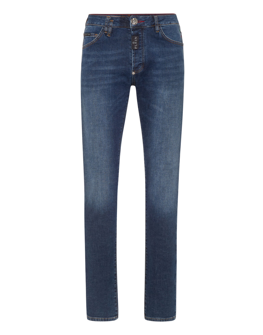 Джинсы Прямые Philipp Plein AADC-MDT3937-PDE004N_01WL