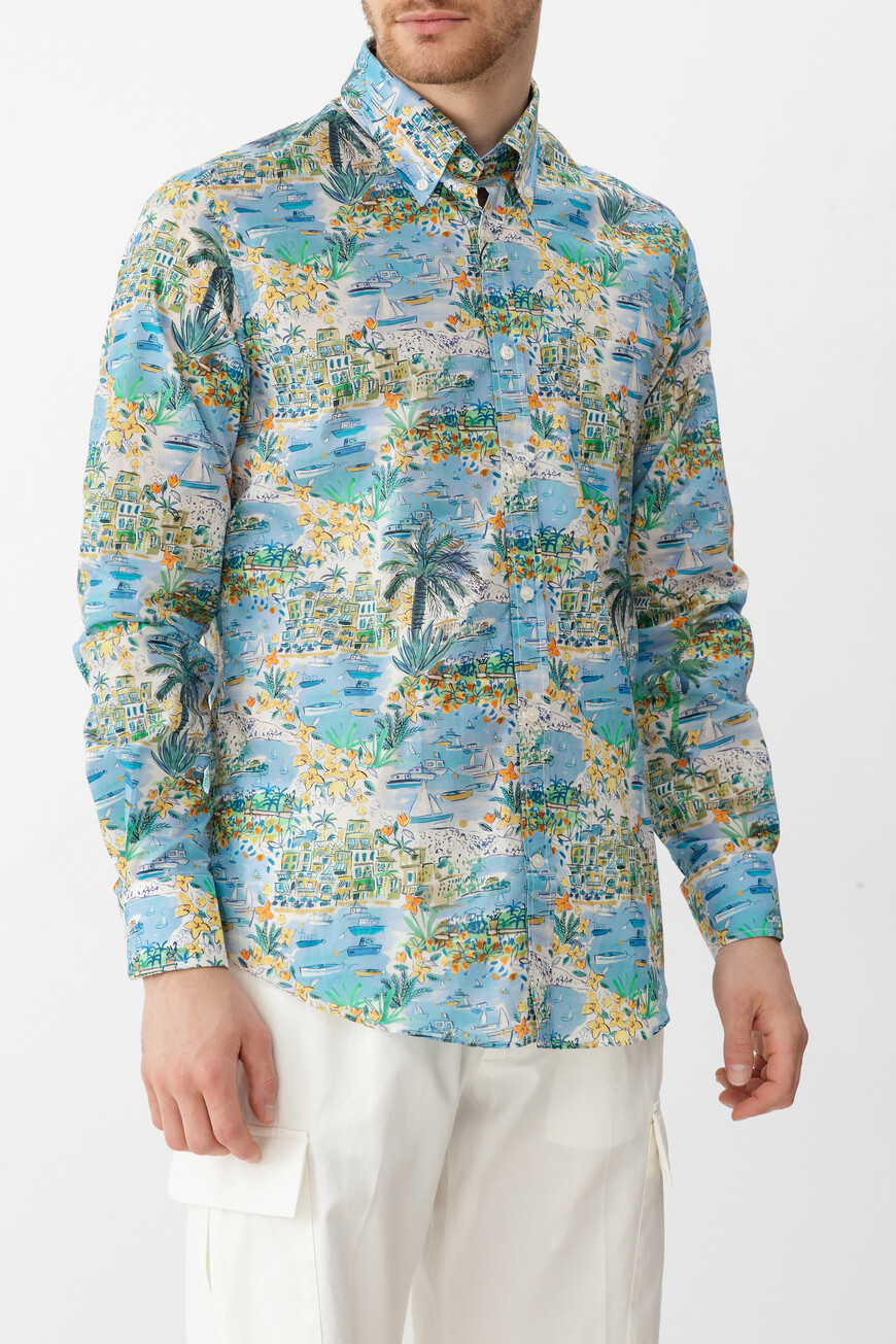 Рубашка Paul&Shark Модель Из Коллекции Riviera Hello Capri 25413208 D37