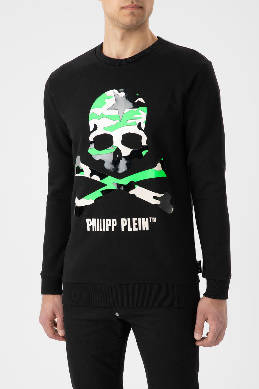 Свитшот Philipp Plein С Камуфляжным Принтом S20C MJB1885 PJO002N 0205