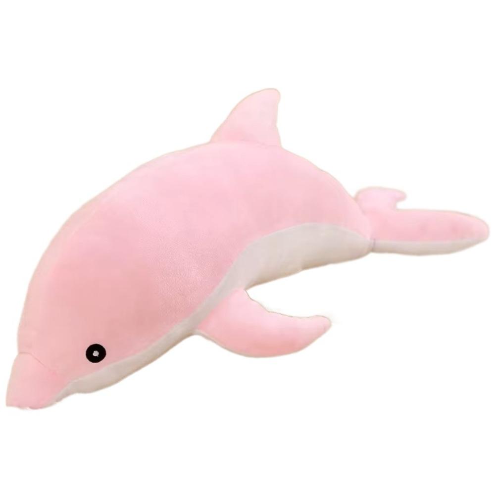 Sleeping Pillow Marine Life Dolphin Plush Toy Soft Cute Dolphin Stuffed Toys Lovely 30cm Dolphin Sofa Pillow Girls Gift розовый Simple Nest