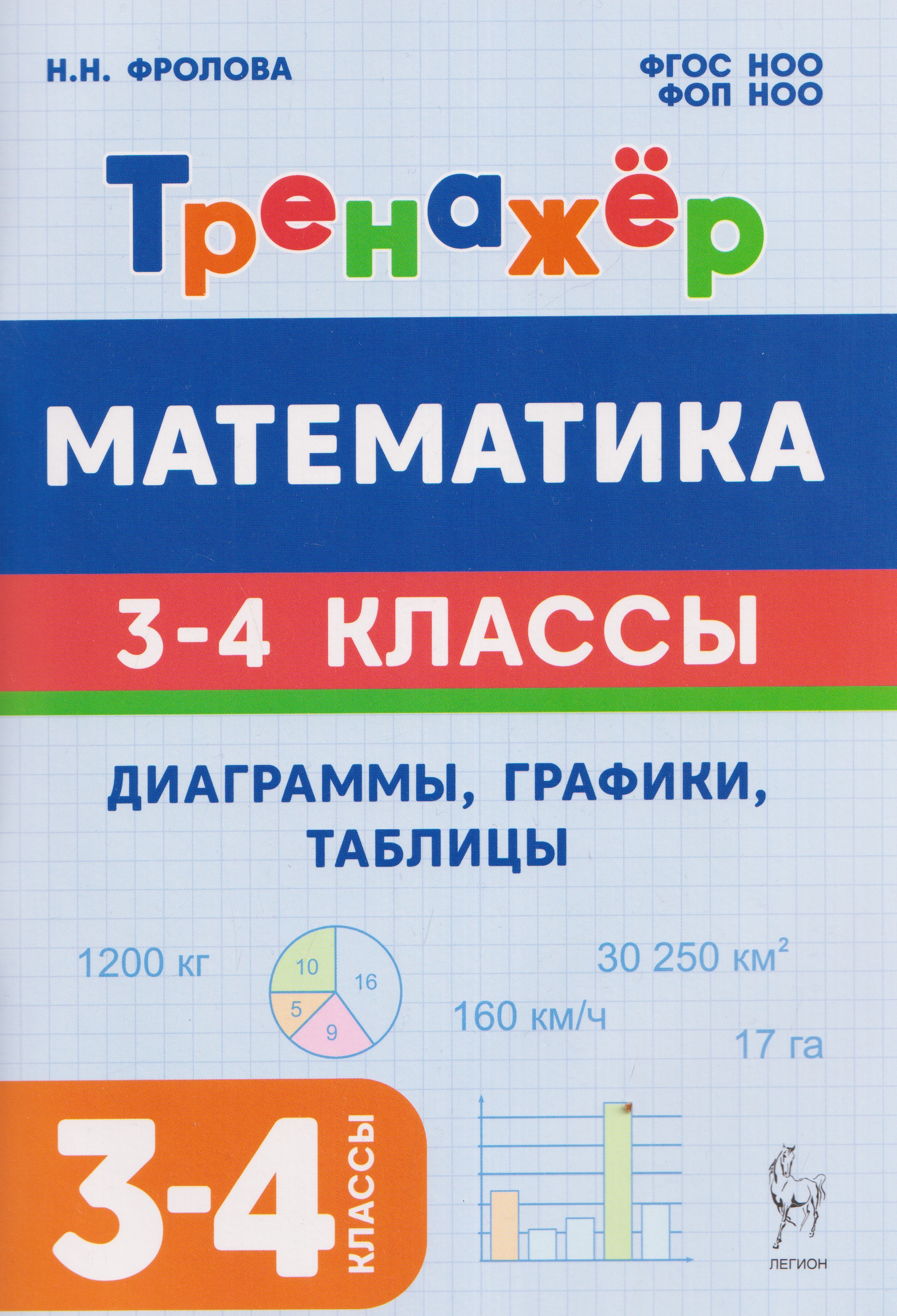 Математика. 3-4 классы. Тренажёр. Диаграммы, графики, таблицы Читай-город