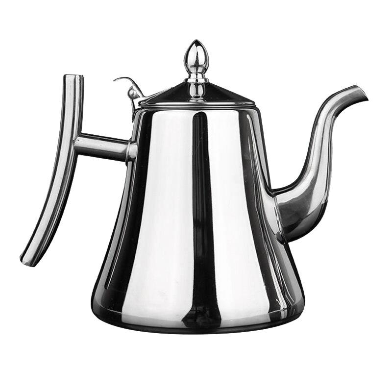 1500 ml stainless steel kettle with removable sieve, coffee machine, induction kettle | kettles gray JJ-Home
