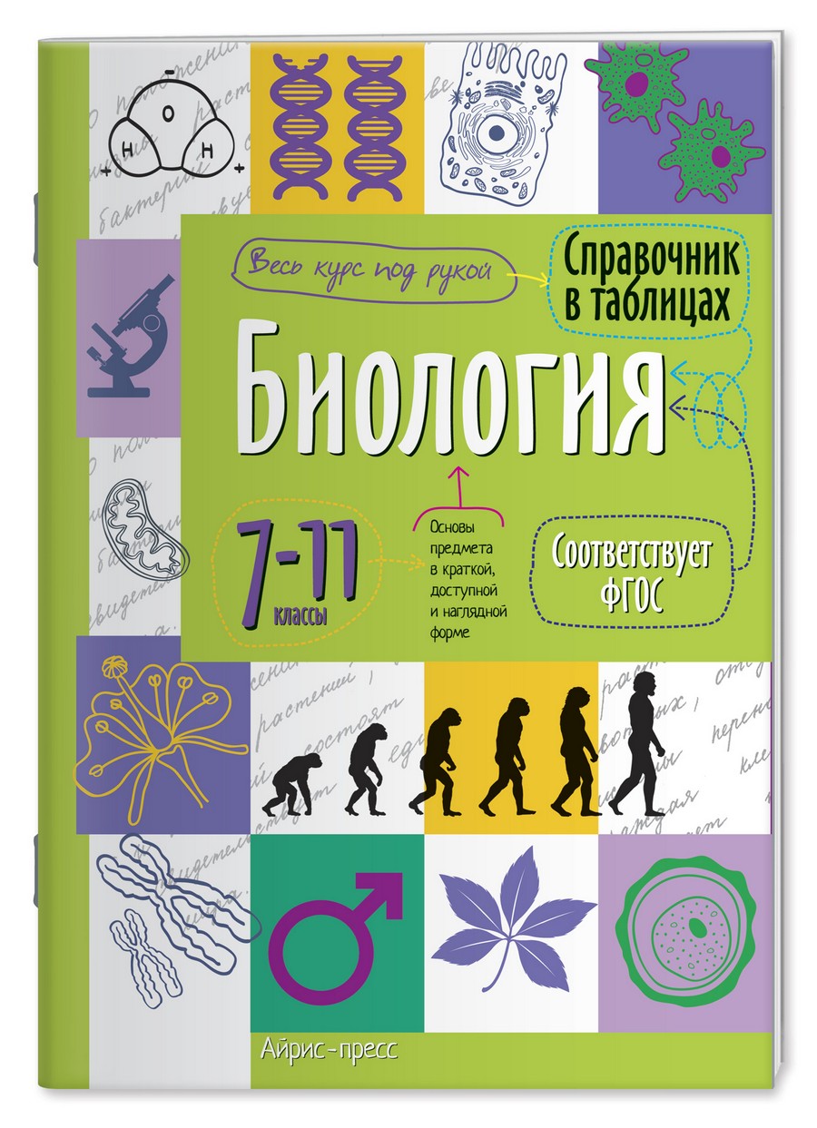 Биология. 7-11 класс. Справочник в таблицах Читай-город