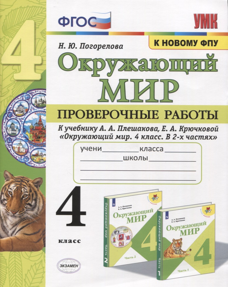 Окружающий мир. Проверочные работы. 4 класс. К учебнику А. А. Плешакова и др. "Окружающий мир. 4 класс. В 2-х частях" (М.: Просвещение) Читай-город