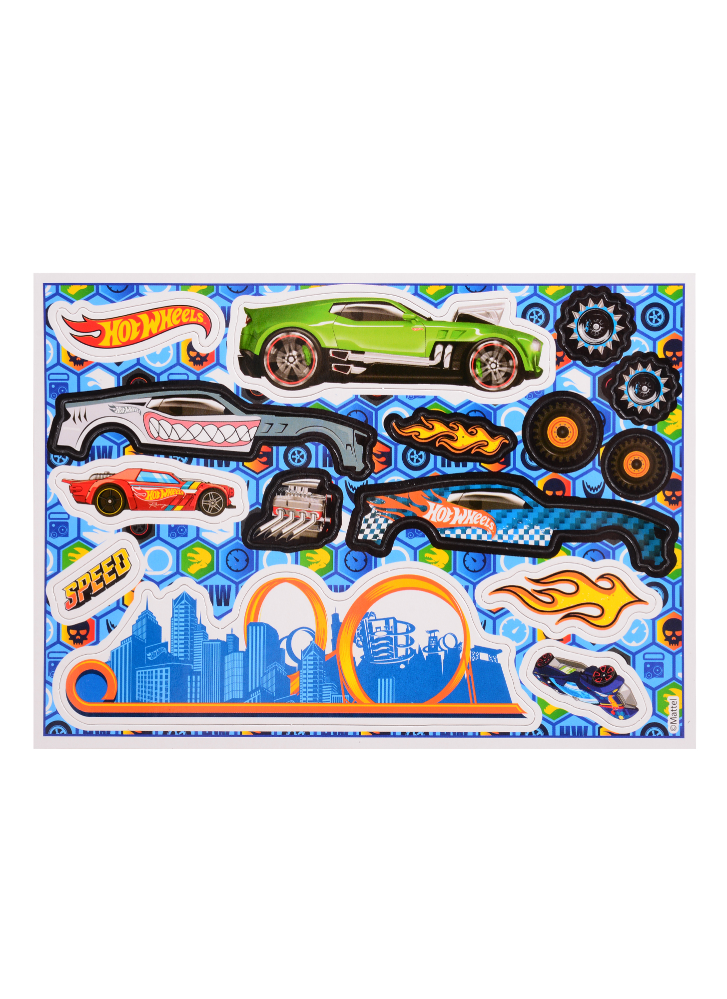 Раскраска с магнитным конструктором. Hot Wheels. Вперед, к победе! Читай-город