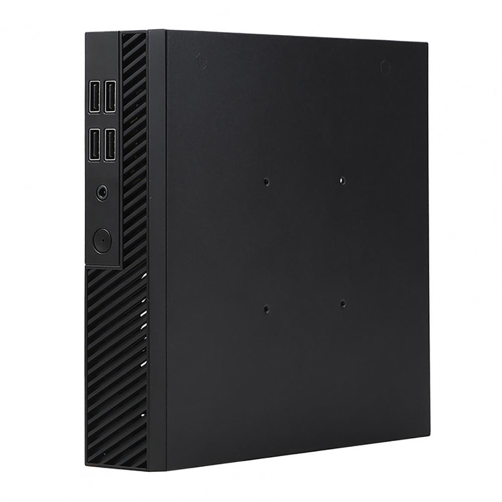 Корпус компьютера половинной высоты, компактный корпус Mini Itx с креплением Vesa для быстрого рассеивания тепла, портативный настольный компьютер для ПК чёрный Walk Vogue