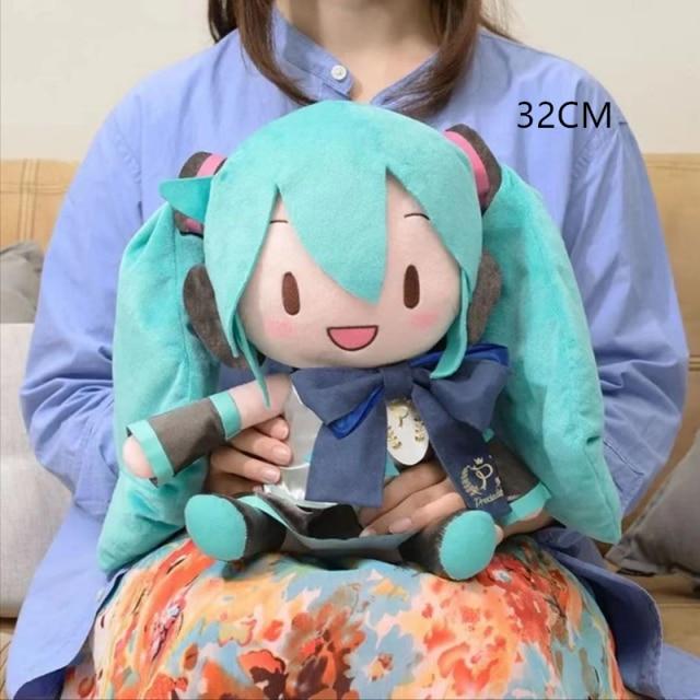 Японское аниме Hatsune Miku FUFU, плюшевая подушка, кавайная плюшевая кукла, игрушки для вечеринок, детский рождественский подарок, игрушка для девочек 1pc blue L.RIDING PULO