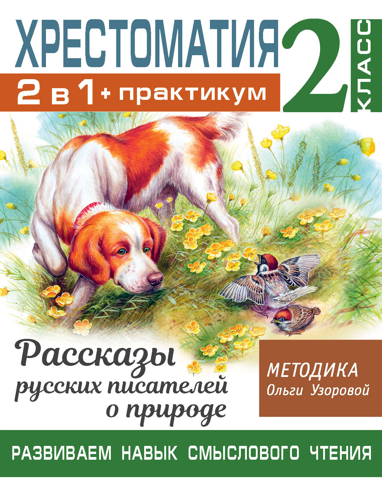 Хрестоматия. Практикум. Развиваем навык смыслового чтения. Рассказы русских писателей о природе. 2 класс Читай-город
