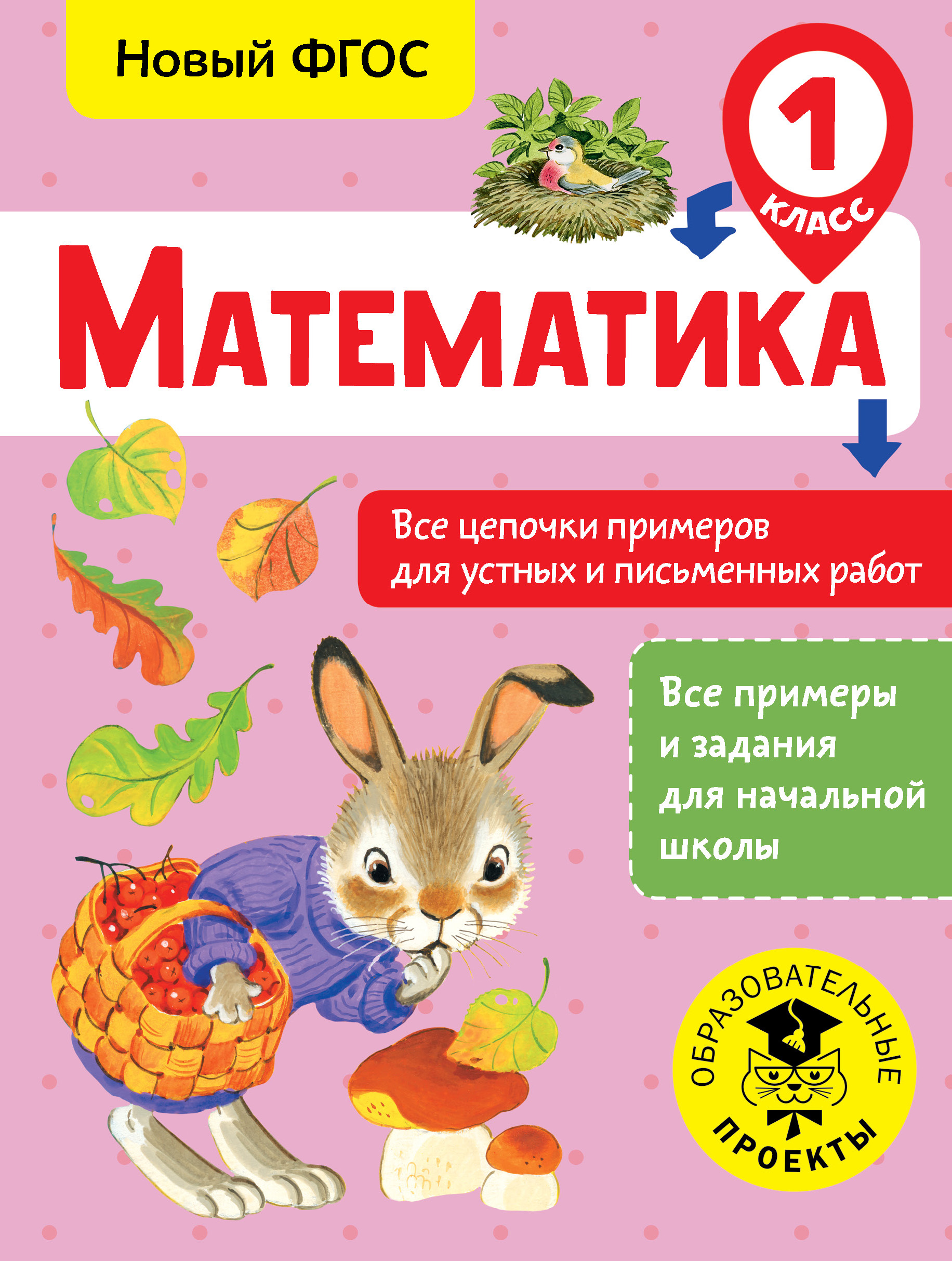 Математика. 1 класс. Все цепочки примеров для устных и письменных работ. Новый ФГОС Читай-город