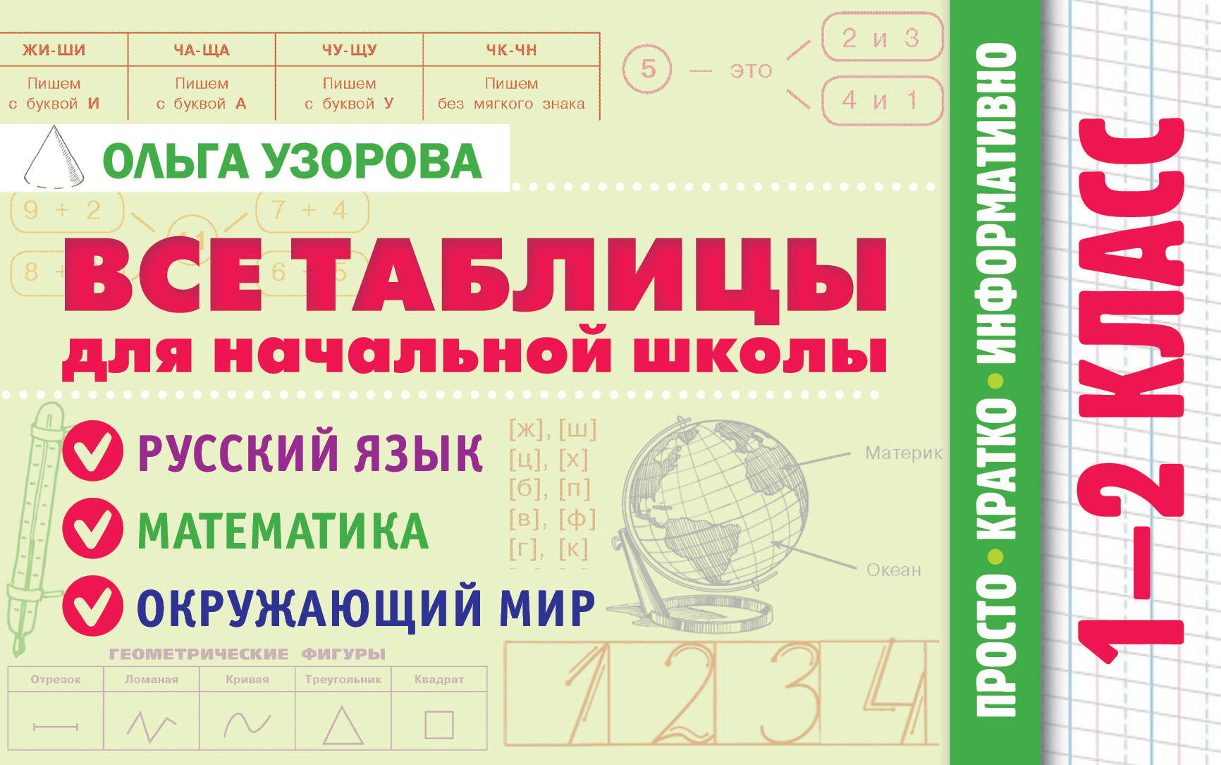 Все таблицы для начальной школы. 1–2 класс. Русский язык, математика, окружающий мир Читай-город