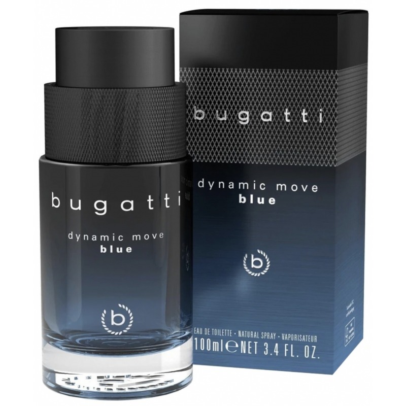 Dynamic Move Blue Bugatti