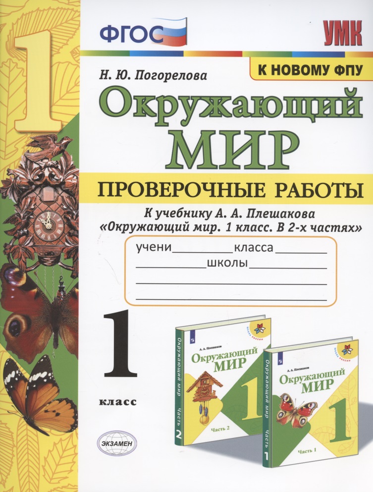 Окружающий мир. Проверочные работы. 1 класс. К учебнику А.А. Плешакова "Окружающий мир. 1 класс. В 2-х частях" Читай-город