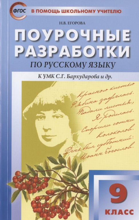 Поурочные разработки по русскому языку. 9 класс. Пособие для учителя. К УМК С.Г. Бархударова и др. (М.: Просвещение) Читай-город