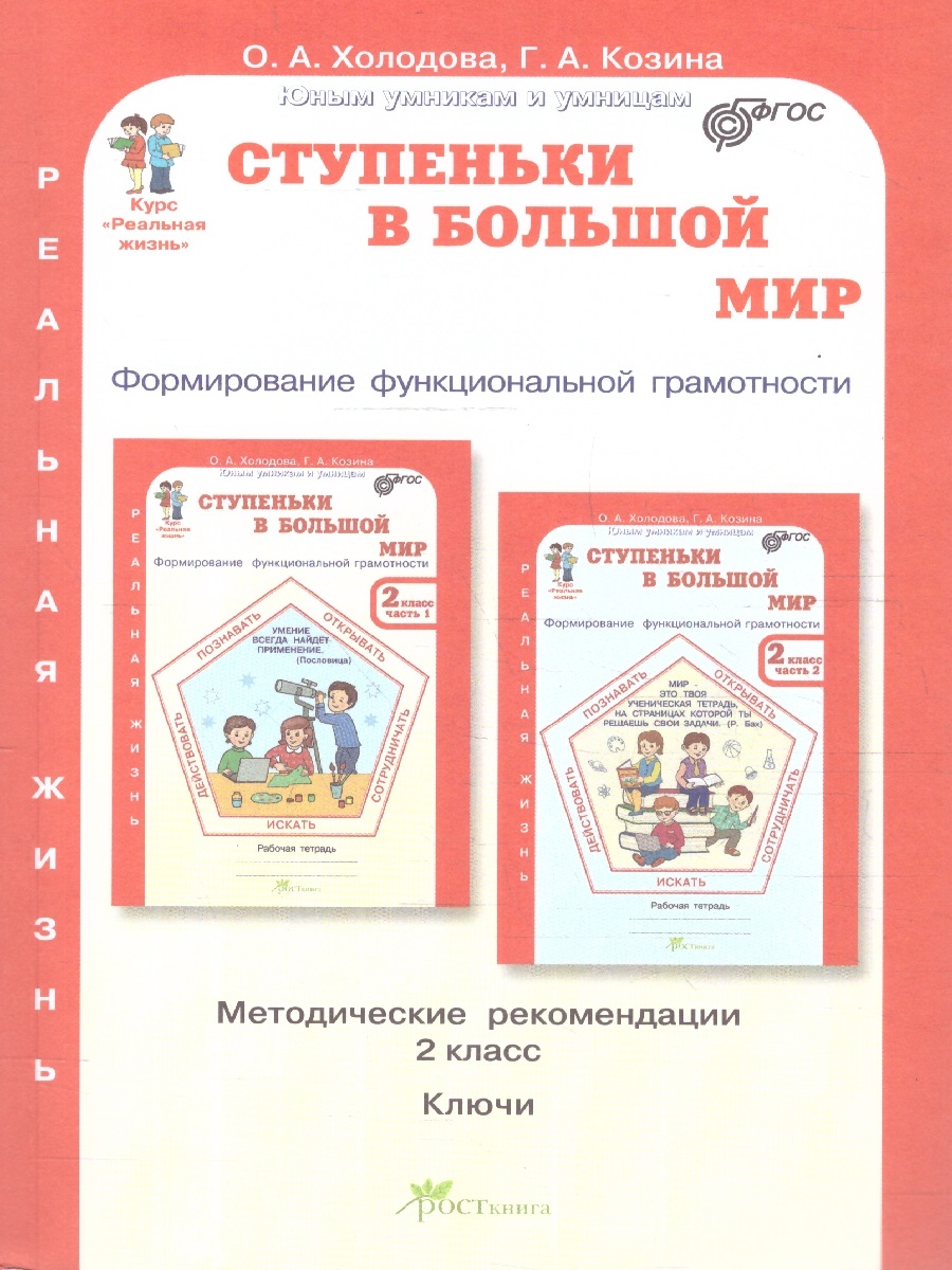 Холодова. Ступеньки в большой мир. Формирование функцииональной грамотности. Методика. 2 кл. (ФГОС) Читай-город