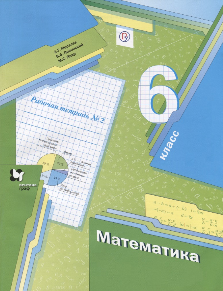 Математика. 6 класс: рабочая тетрадь № 2 для учащихся общеобразовательных организаций. 2-е изд., стереотип. Читай-город