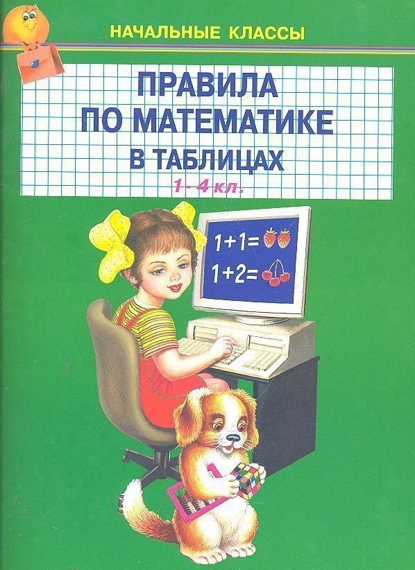 Правила по математике в таблицах 1-4 кл. Читай-город