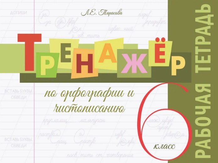 Тренажёр по орфографии и чистописанию. 6 класс. Рабочая тетрадь Читай-город