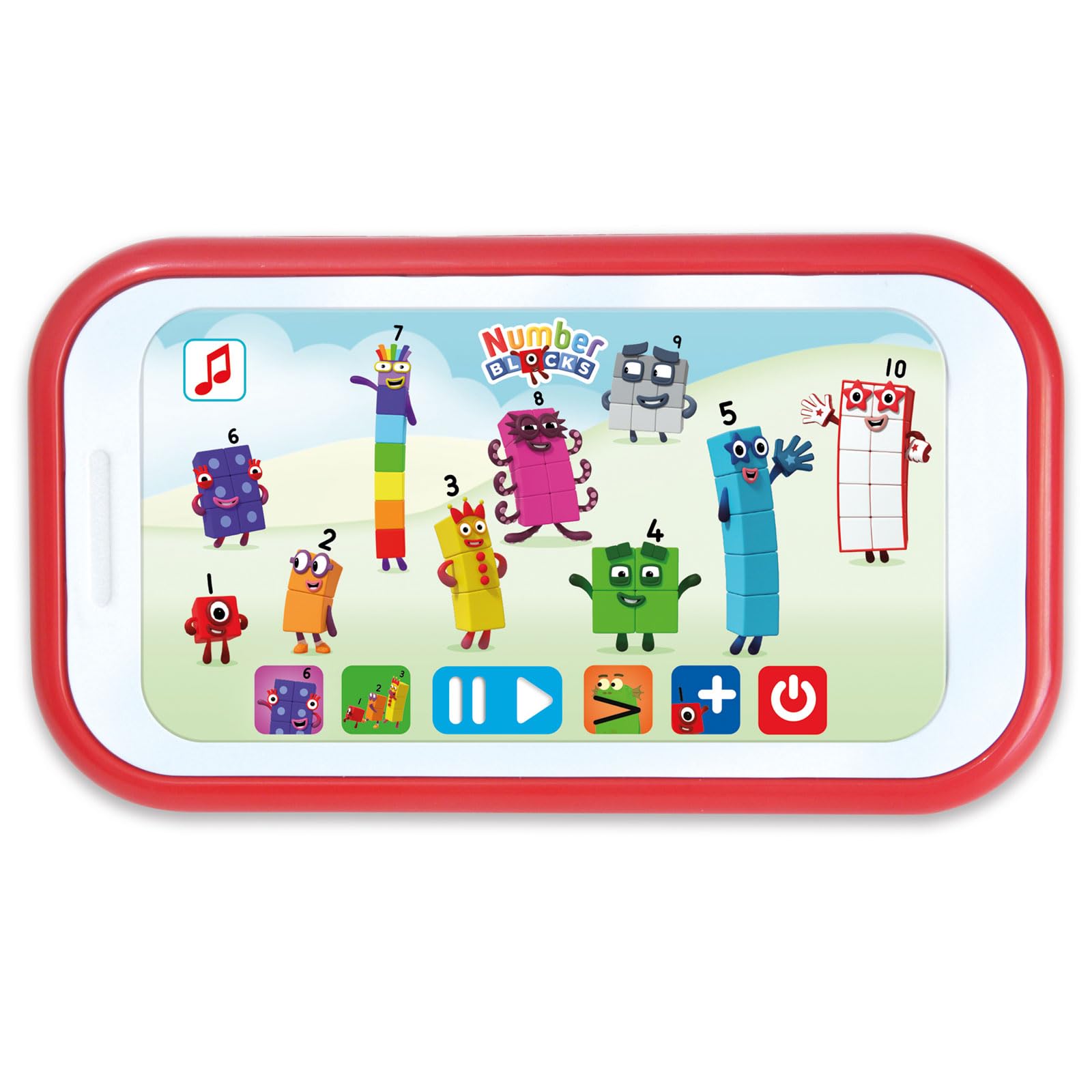 Мини-планшет Numberblocks Электронная развивающая игрушка: Игры с числами от 1 до 10 (AN30) - Подлинный продукт red Omi Japan Products