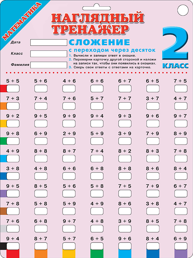 Математика. Сложение с переходом через десяток. 2 класс Читай-город