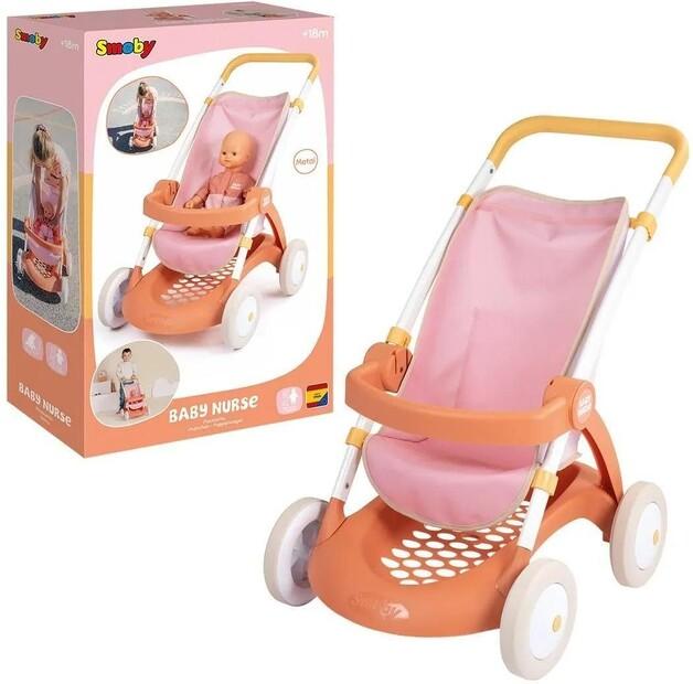 Коляска для куклы Smoby Baby Nurse pink Storr.pl