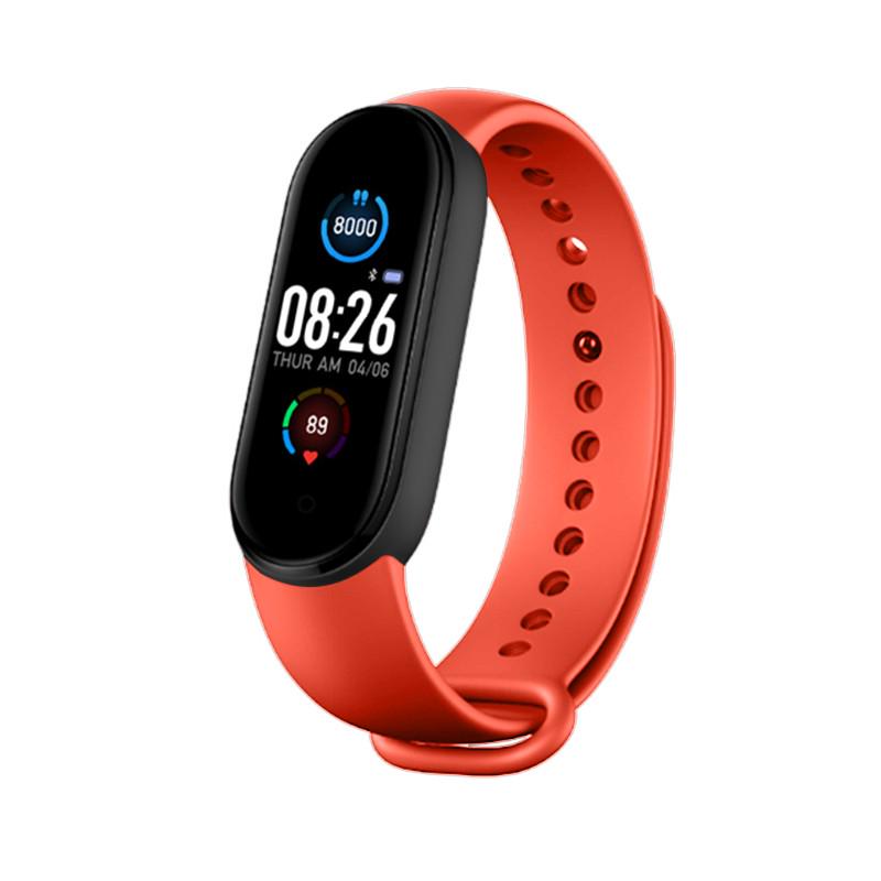 Bluetooth Смарт-браслет Call SmartWatch спортивные умные часы для iPhone и Android красный Super Talent