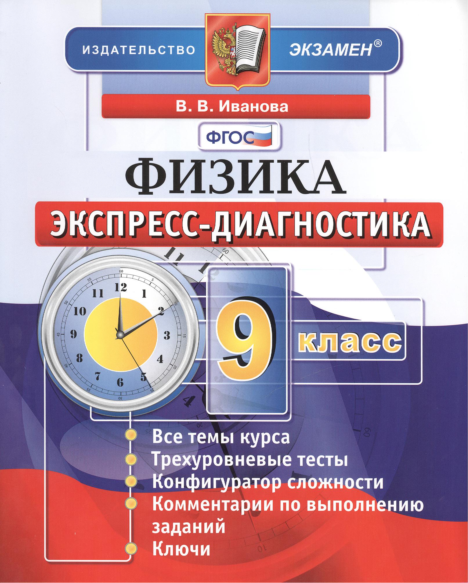 Экспресс-диагностика. Физика. 9 класс Читай-город