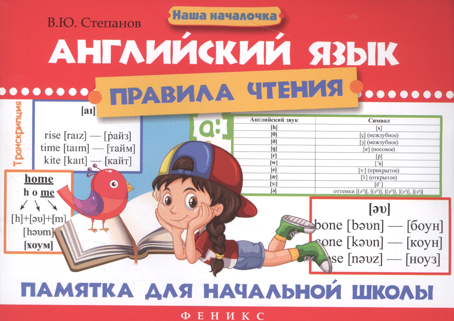 Английский язык.Правила чтения:памятка для нач.дп Читай-город