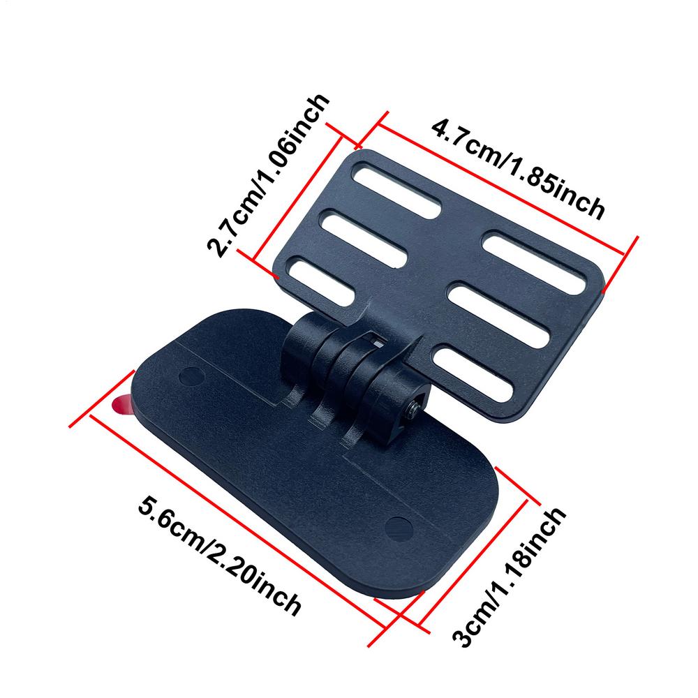 Крепление для задней камеры на клейкой основе, крепление камеры на заднее стекло для видеорегистратора, кронштейн с универсальным расположением отверстий, простой держатель серый Factory Discount Outlet