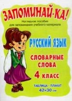 Русский язык.Словарные слова 4 класс. Наглядное пособие. Читай-город
