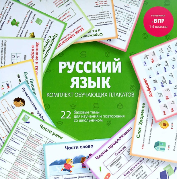 Русский язык. Комплект обучающих плакатов Читай-город