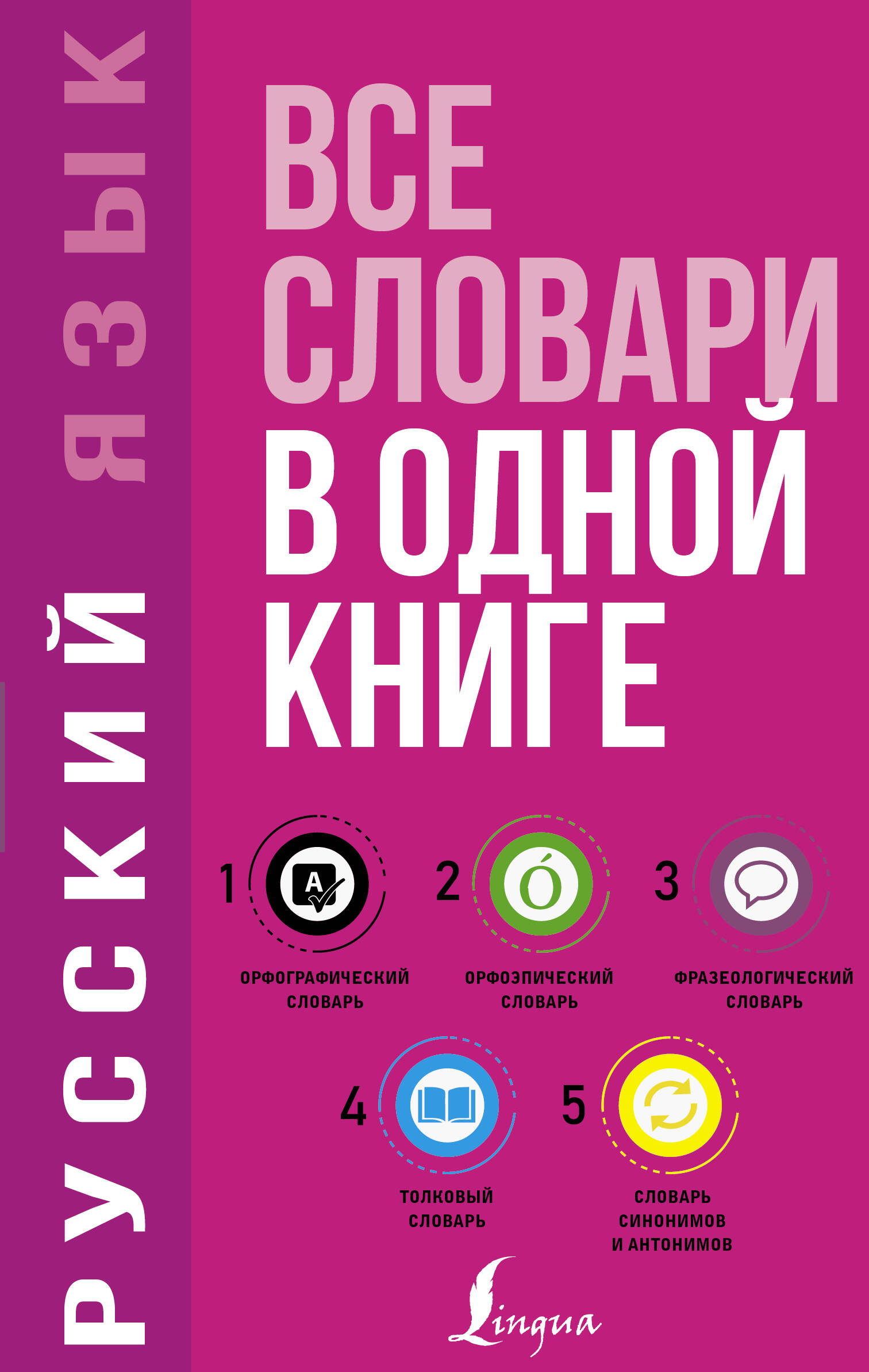 Русский язык. Все словари в одной книге. Орфографический словарь. Орфоэпический словарь. Толковый словарь. Фразеологический словарь. Словарь синонимов и антонимов Читай-город