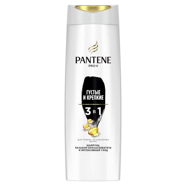 шампунь Pantene Pro-V 3в1 Густые и Крепкие 360 мл