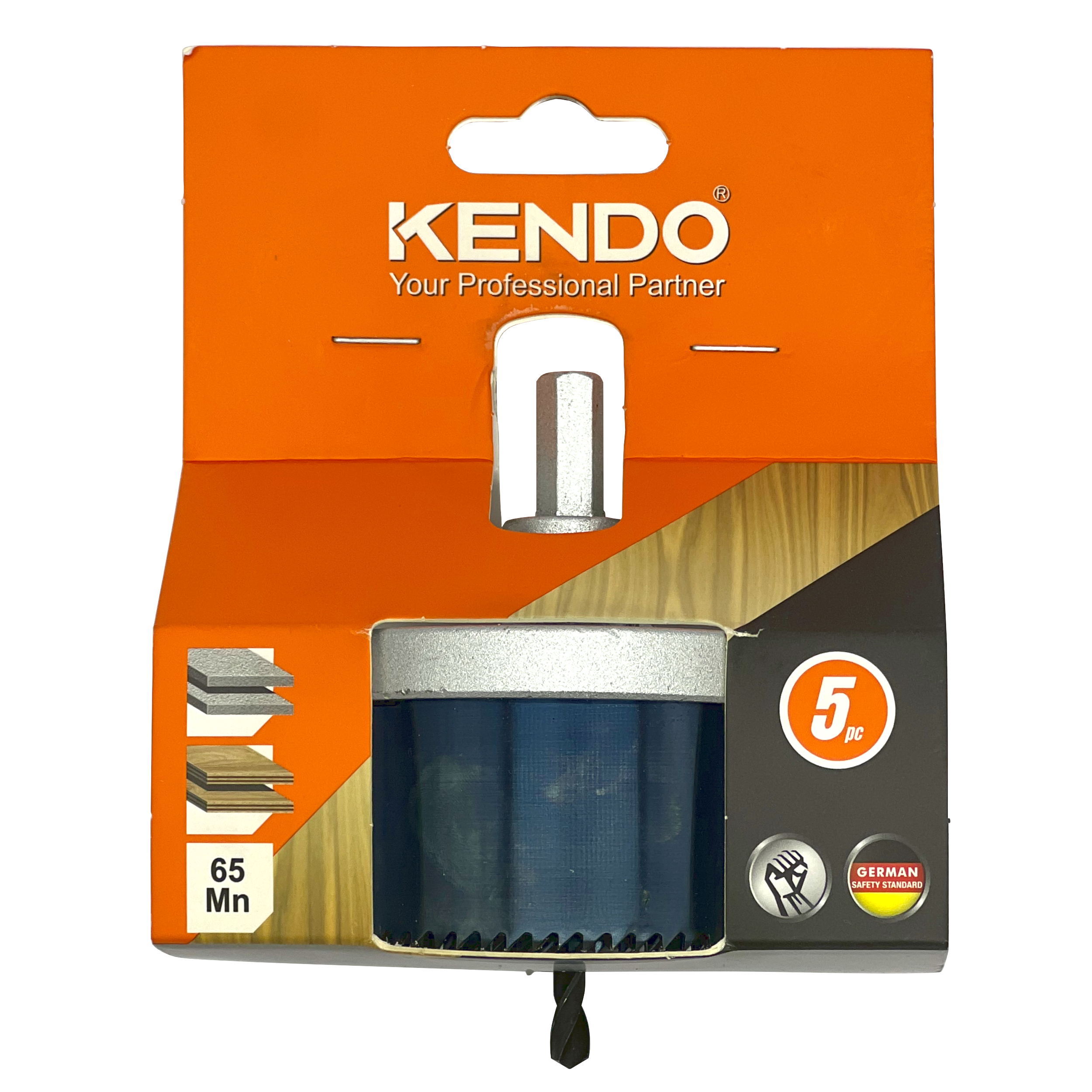 набор коронок по дереву KENDO 28-75мм 5шт