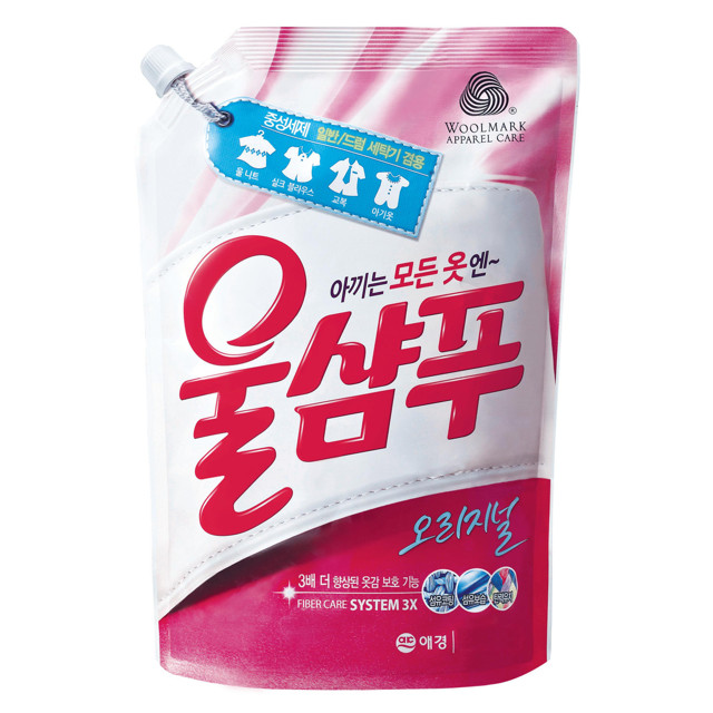 жидкость для стирки KERASYS Wool Shampoo Оригинальный 1,3л дой-пак Нет марки