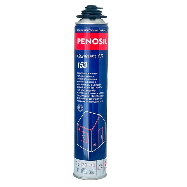 пена монтажная PENOSIL Gunfoam 65 153 профессиональная 850мл, арт.A1654Z