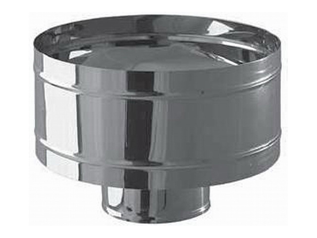 зонт дымохода с ветрозащитой Ф115 AISI 430 FE FLUES