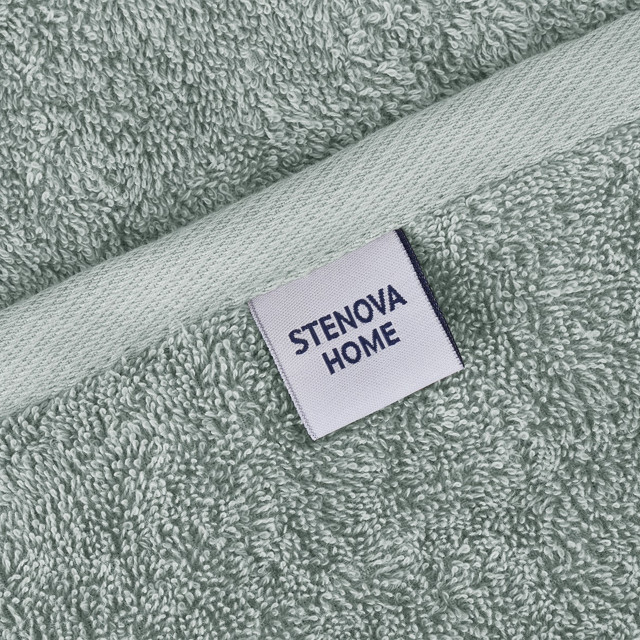 полотенце махр. STENOVA HOME Идеал/Ideal 50х100см серо-зеленое, арт.26922