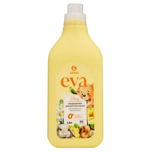 кондиционер для белья GRASS Eva Baby 1,8л концентрат