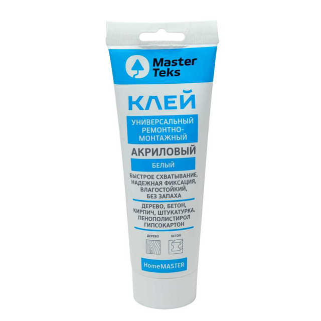 клей монтажный MASTERTEKS акриловый 400г белый туба, арт.9752926
