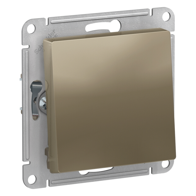 переключатель 1-клавишный Atlas Design шампань SCHNEIDER ELECTRIC