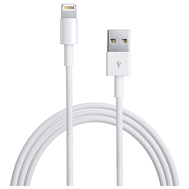 дата-кабель USB-Lightning 1м нейлон оплетка белый AUTO STANDART