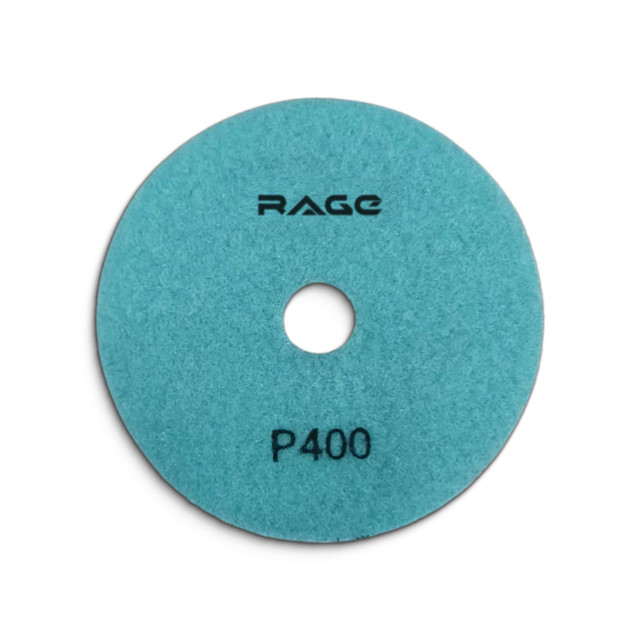 круг шлифовальный алмазный гибкий АГШК RAGE by VIRA Р400 100мм мокрое шлифование