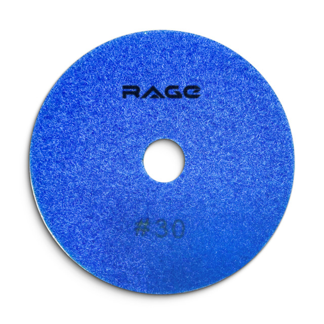 круг шлифовальный алмазный гибкий АГШК RAGE by VIRA Р30 100мм мокрое шлифование